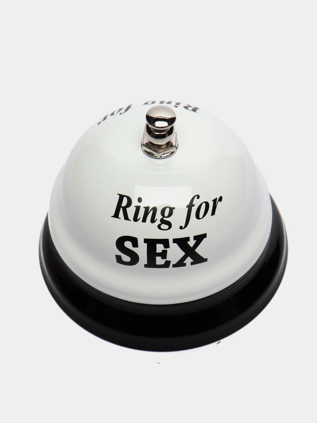 Звонок настольный Ring for a sex, 7,5 х 7,5 х 6,5 см, белый