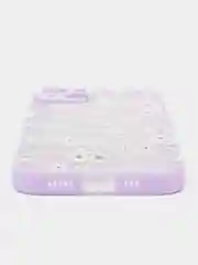 Аметистовый чехол на Айфон (iPhone) 11, XR, 7, 8 Plus, SE, 12, 13, 14, 15 Pro Max, пластиковый