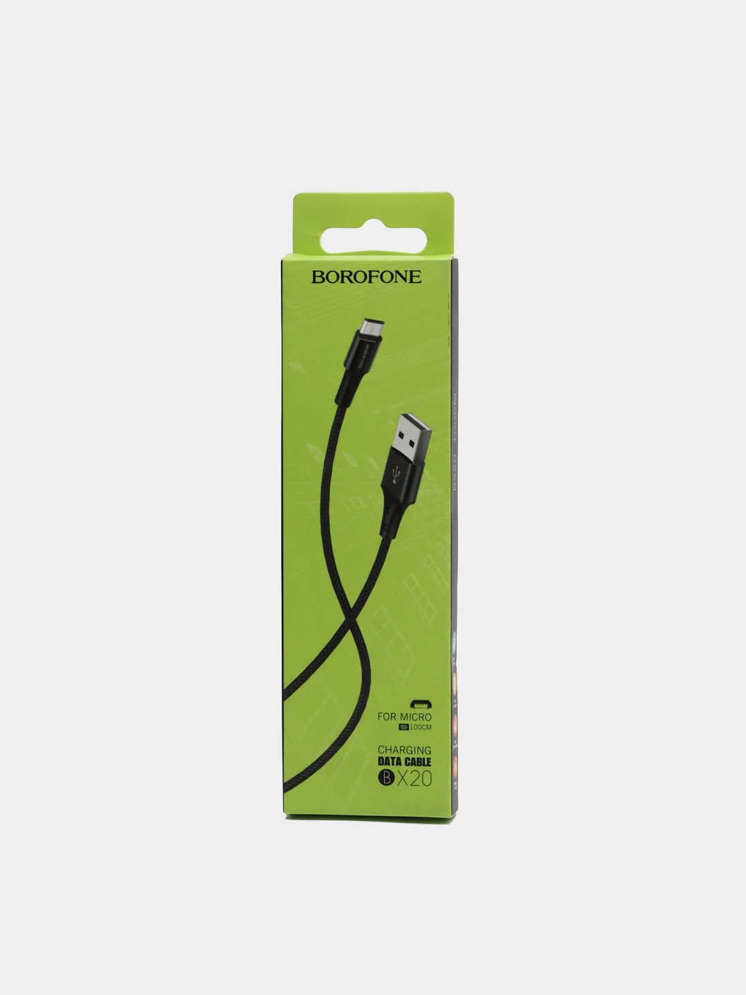 Кбель microUSB для зарядки и передачи данных ( 1 М, 2,4А)