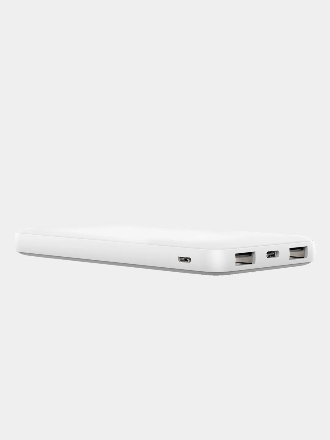 Белый внешний аккумулятор powerbank 10000 mAh