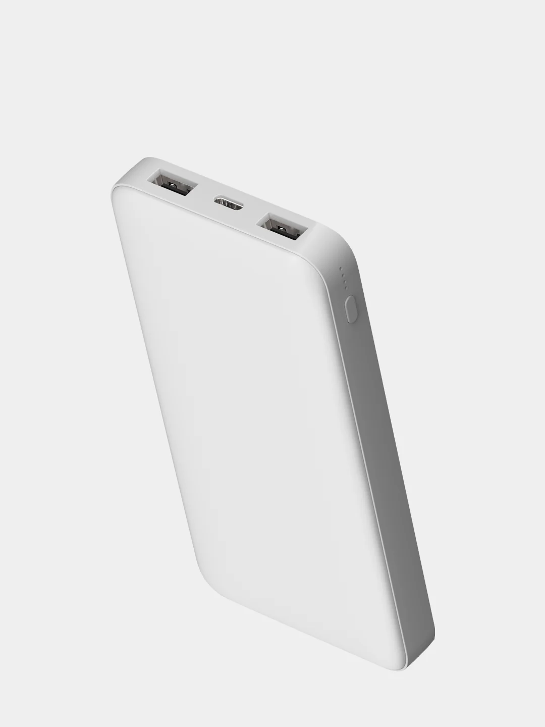 Белый power Bank внешний аккумулятор 10000 mAh, портативная зарядка