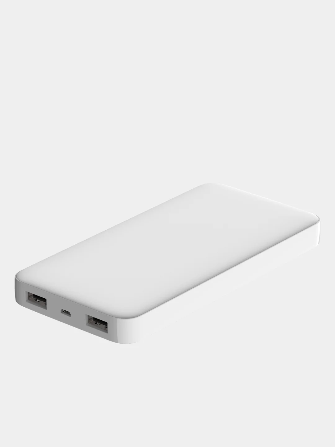 Белый power Bank внешний аккумулятор 10000 mAh, портативная зарядка