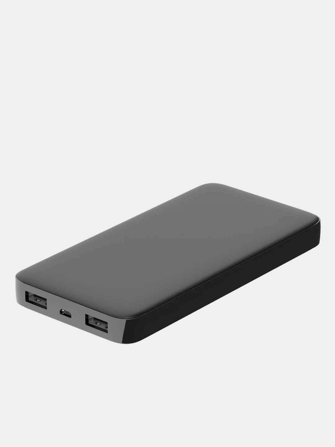 Черный power Bank внешний аккумулятор 10000 mAh, портативная зарядка