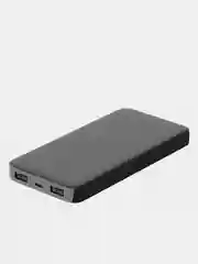 Черный power Bank внешний аккумулятор 10000 mAh, портативная зарядка