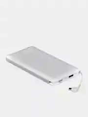 Белый power Bank внешний аккумулятор 10000 mAh