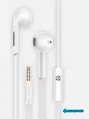 Белый проводные наушники BOROFONE BM55 Sonido, Jack 3.5mm, 1.2 м, контроллер с микрофоном