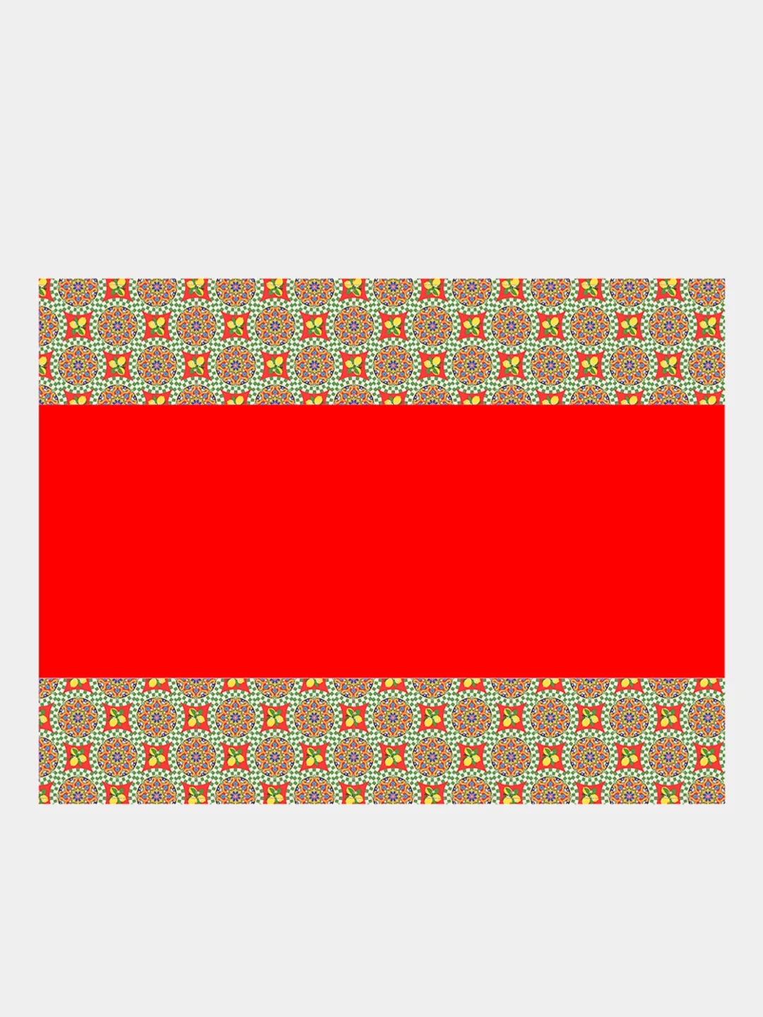 Красный скатерть праздничная, 180 х 108 см