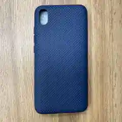 Темно-синий силиконовый чехол Xiaomi Redmi 7A, с перфорацией, однотонный