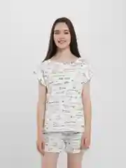 Пижама женская, с шортами