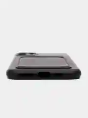 Черный чехол силиконовый, с карманом для карты для Айфон 13, 12, 11 Pro Max, Mini, X, XR, 7, 8, Plus