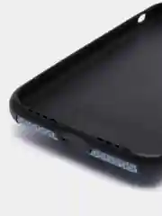 Светло-синий магнитный чехол MagSafe для iPhone 13/12/11 Pro Max/Mini/XR/7/8 с углеродной текстурой