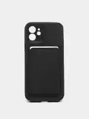 Черный магнитный чехол MagSafe для iPhone 13/12/11 Pro Max/Mini/XR/7/8 с углеродной текстурой