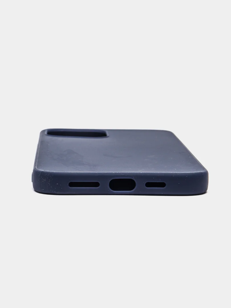 Темно-синий чехол iPhone 7/8 SE(2020), 7+/8+, XR, 11, 12 mini, 12/12 pro, 12 pro max, силиконовый