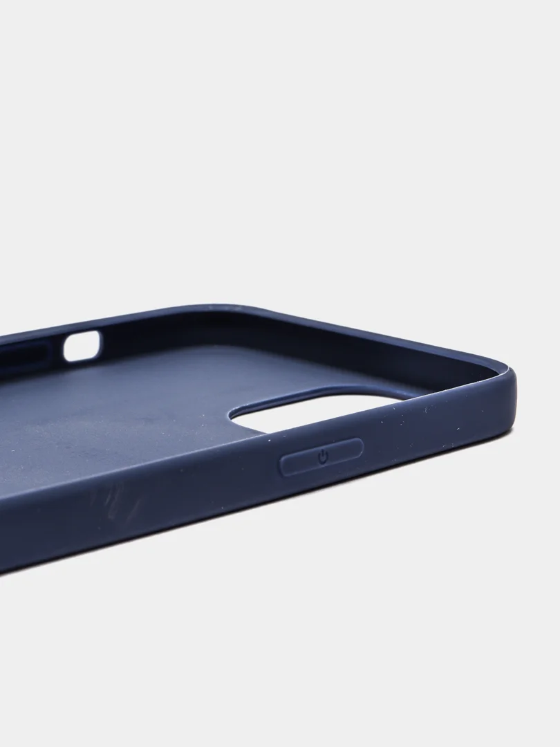 Темно-синий чехол iPhone 7/8 SE(2020), 7+/8+, XR, 11, 12 mini, 12/12 pro, 12 pro max, силиконовый