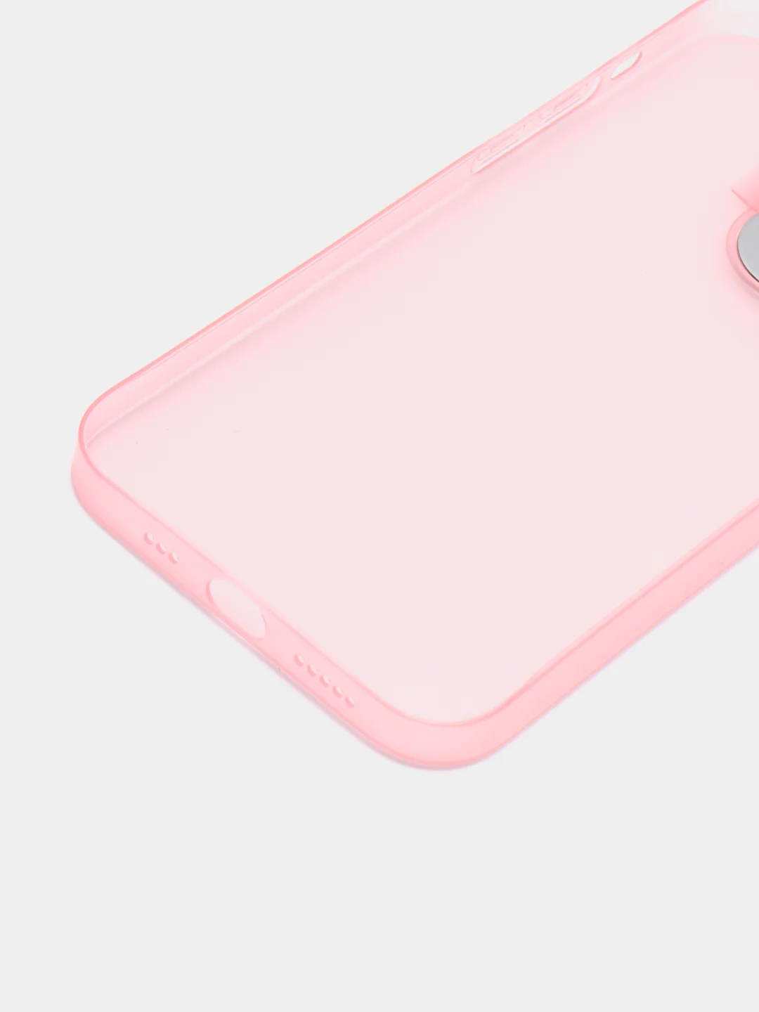 Розовый чехол для iPhone 12 Pro пластиковый матовый ультратонкий с защитой камеры