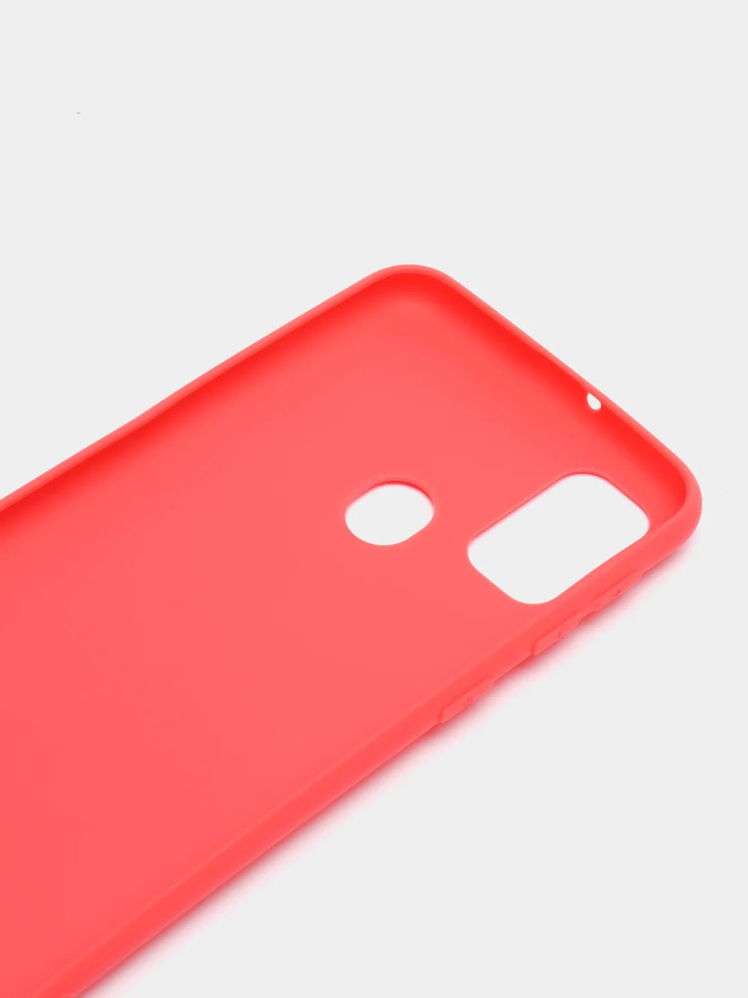 Кораллово-розовый чехол для Samsung Galaxy A52 А72 M21/M30S мягкий матовый TPU силикон