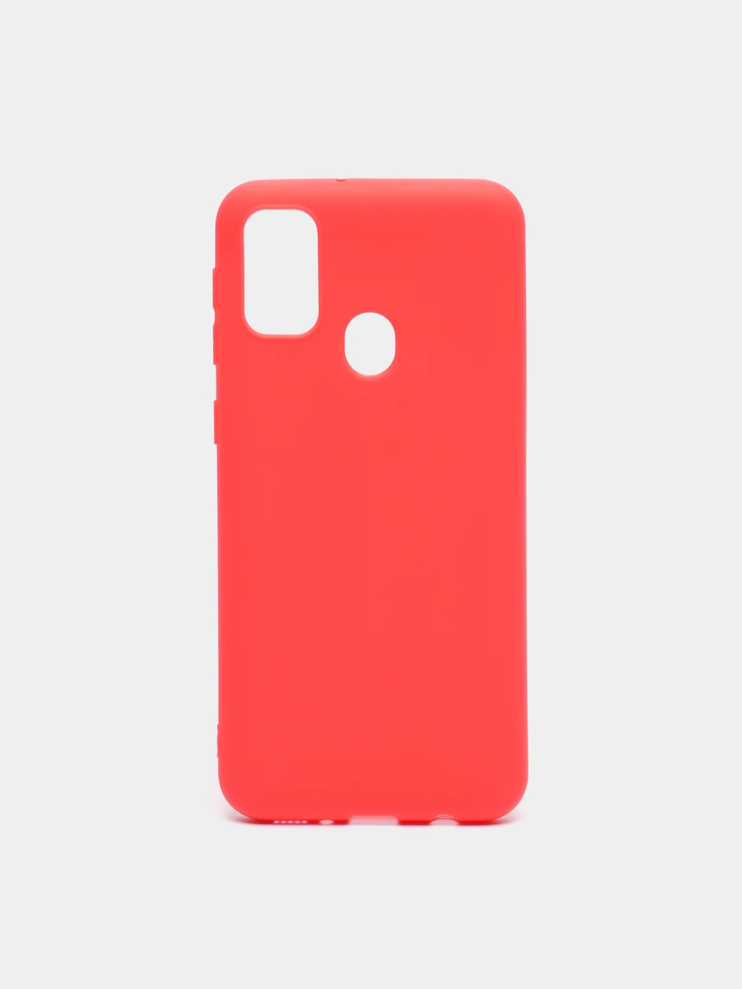 Кораллово-розовый чехол для Samsung Galaxy A52 А72 M21/M30S мягкий матовый TPU силикон