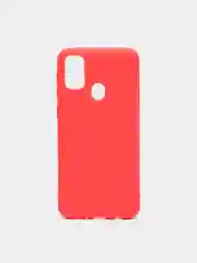 Кораллово-розовый чехол для Samsung Galaxy A52 А72 M21/M30S мягкий матовый TPU силикон