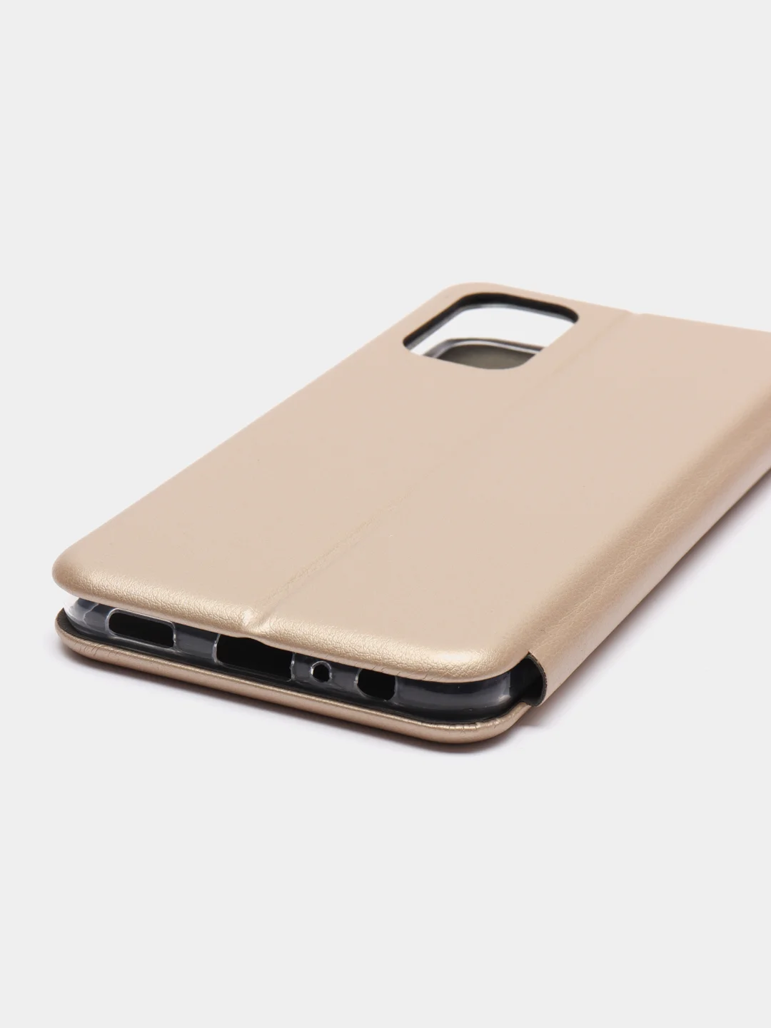 Золотой чехол книжка Samsung Galaxy A13 4G, Самсунг Галакси А13 4G