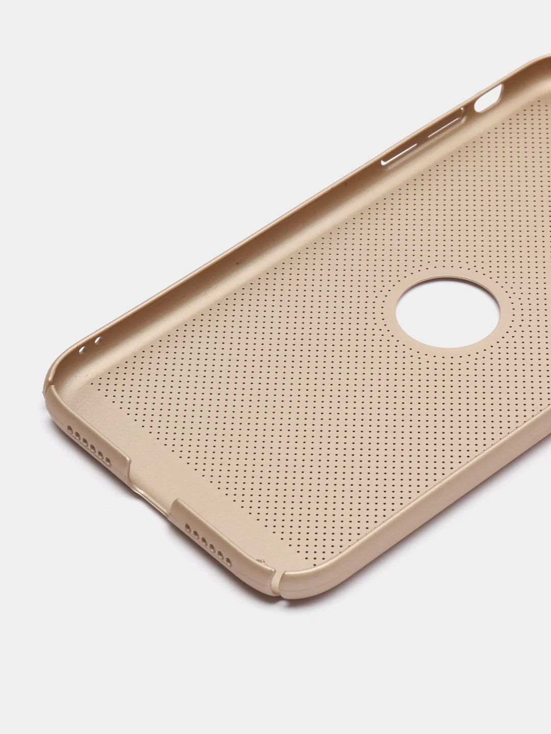 Золотой чехол ультратонкий с перфорацией для Айфон iPhone 11, iPhone 11 Pro, iPhone 11 Pro Max