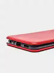 Красный чехол-книжка на Oppo A54