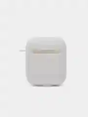 Хром силиконовый чехол для наушников Apple Airpods 1, 2. с принтом Nike, Nasa (Найк, Наса))