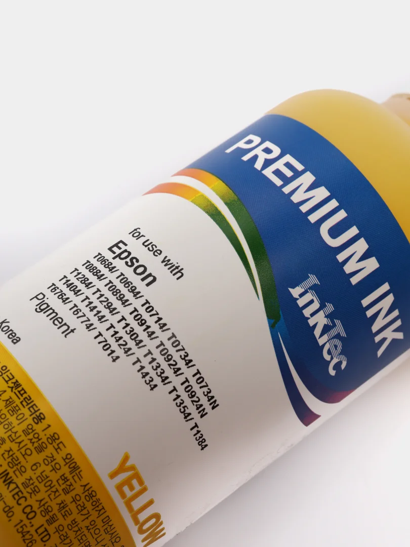 Желтый чернила InkTec E0013 для принтеров Epson Pigment 100ml