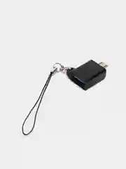 Черный адаптер Micro USB - USB OTG 2.0  US-SJ187