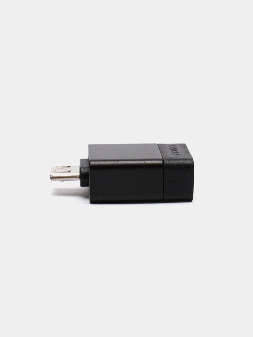 Черный адаптер Micro USB - USB OTG 2.0 US-SJ187