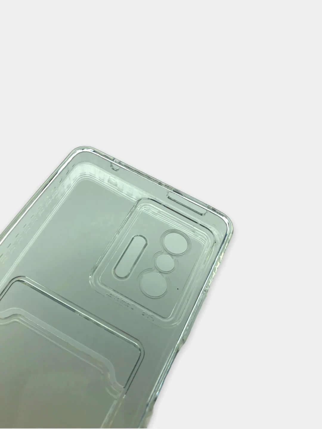 Чехол для Xiaomi 11T / 11T Pro, Сяоми 11Т / 11Т Про, прозрачный с карманом для карты