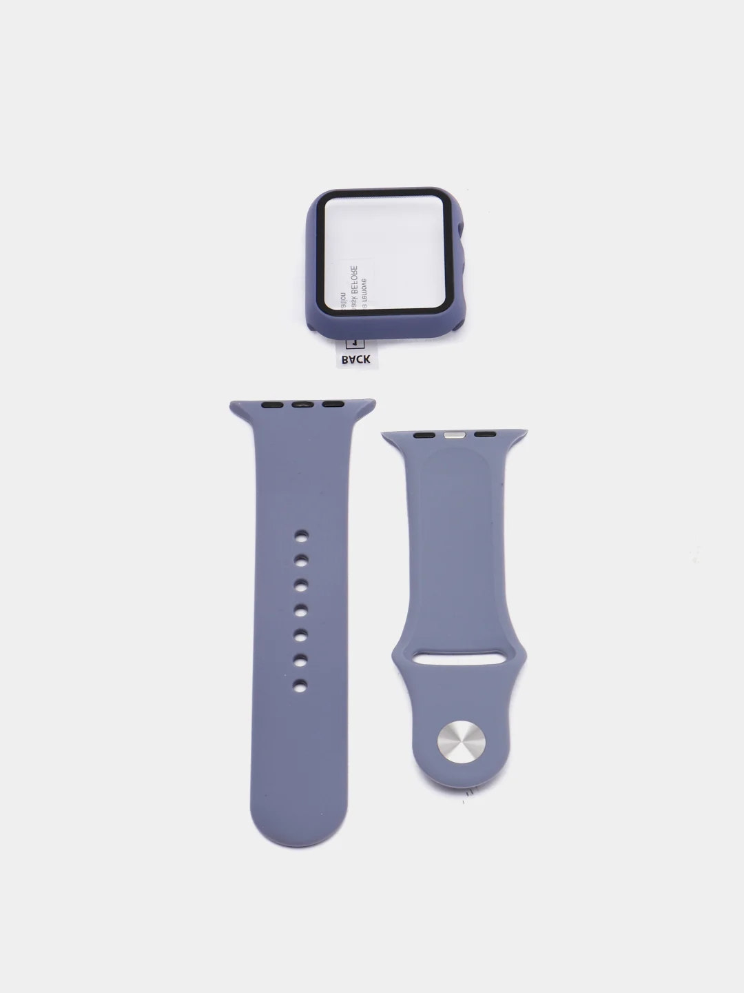 Индиго силиконовый ремешок для Apple Watch, с корпусом, 38 / 40 / 42 / 44