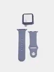 Индиго силиконовый ремешок для Apple Watch, с корпусом, 38 / 40 / 42 / 44