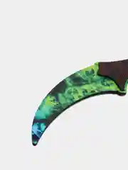 Бирюзовый нож деревянный Керамбит