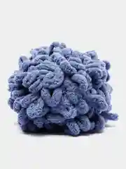 Синий меланж пряжа с большими петельками Puffy Alize (Ализе Пуффи), разные цвета