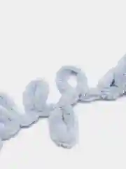 Серый металлик puffy Fine Alize пряжа маленькими петельками