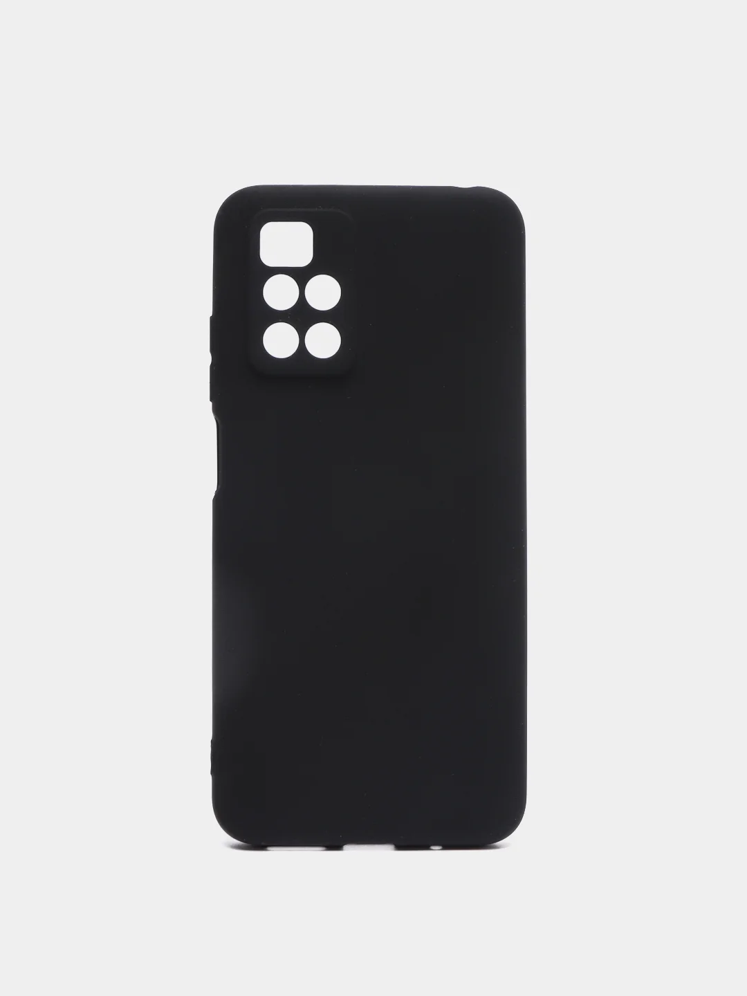 Черный чехол для Redmi 10, силиконовый, с поверхностью soft touch
