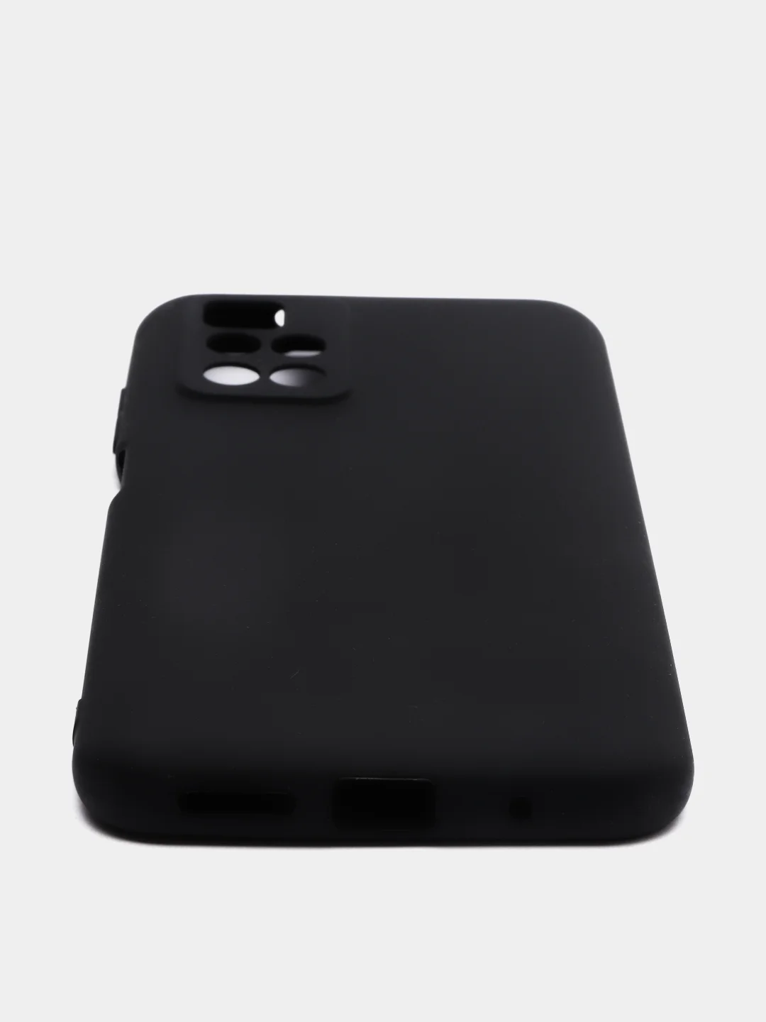 Черный чехол для Redmi 10, силиконовый, с поверхностью soft touch