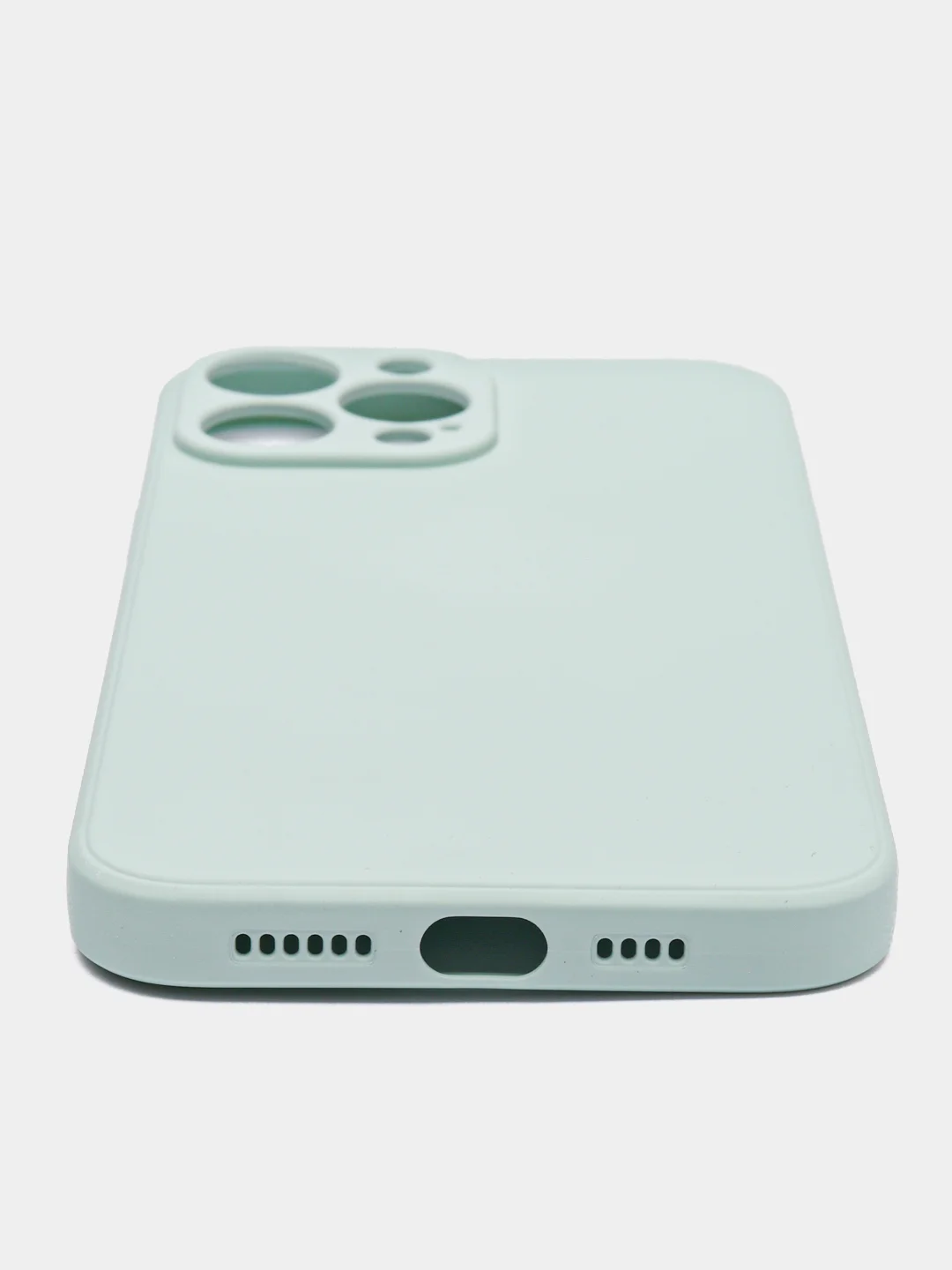 Мятный чехол на айфон (iPhone) 13 / 13 Pro / 13 Pro Max силиконовый про макс