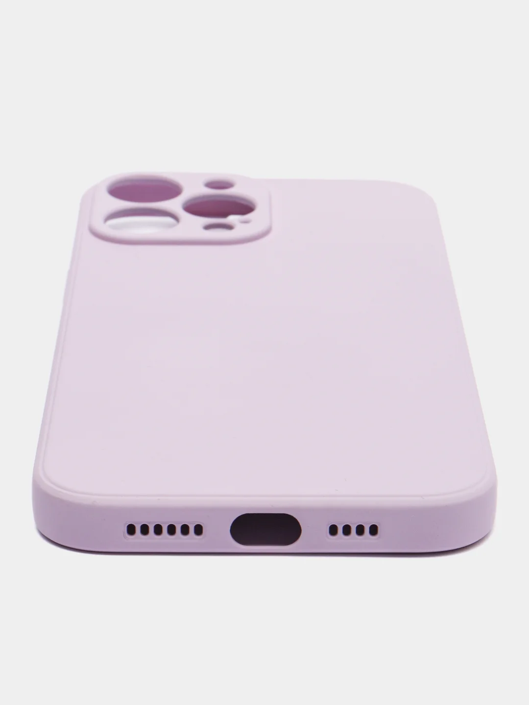 Лавандовый чехол на айфон (iPhone) 13 / 13 Pro / 13 Pro Max силиконовый про макс
