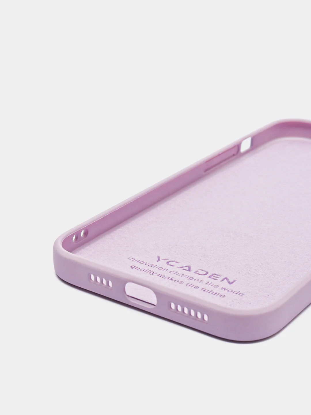 Лавандовый чехол на айфон (iPhone) 13 / 13 Pro / 13 Pro Max силиконовый про макс