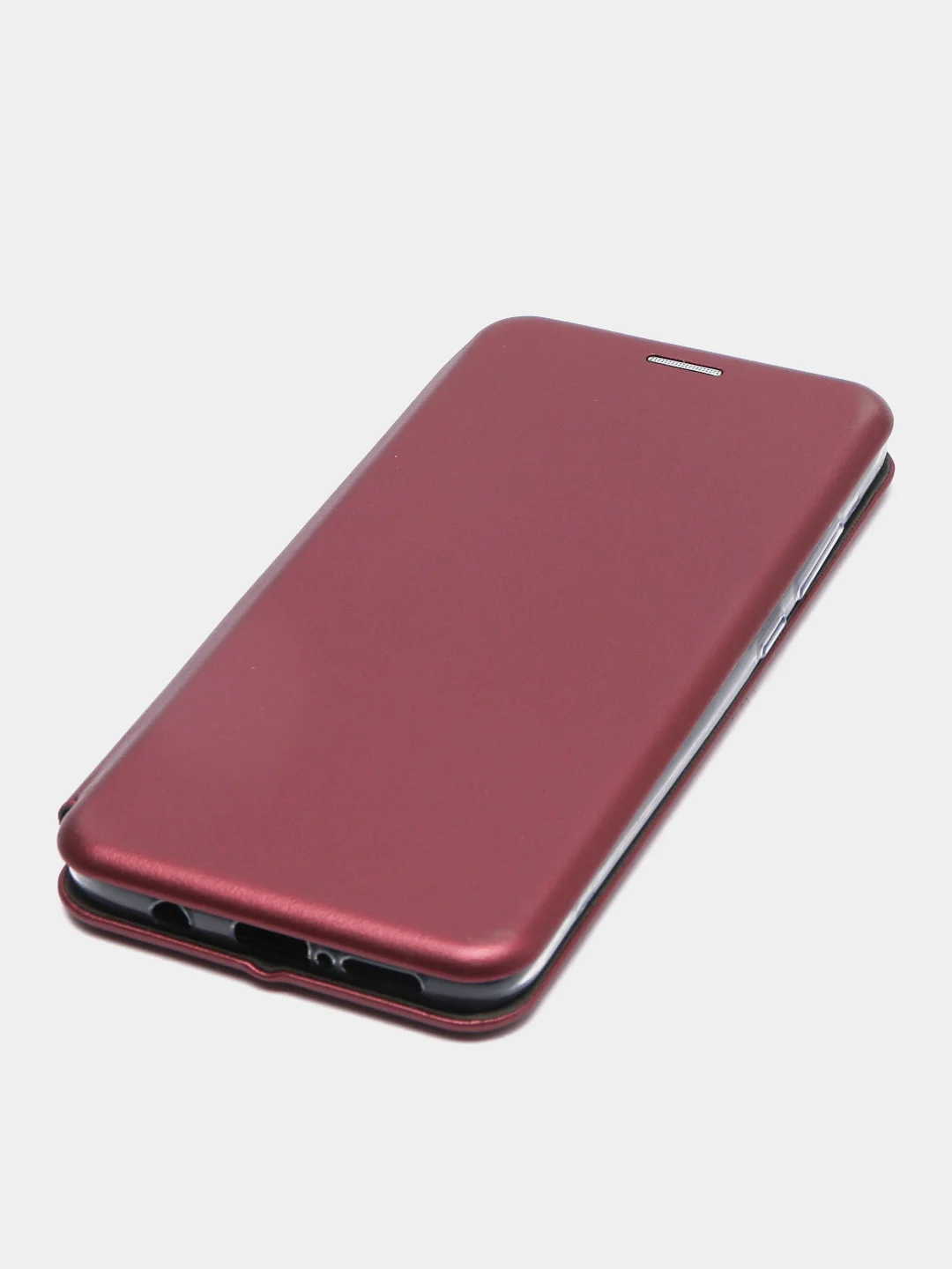 Багровый чехол книжка Xiaomi Redmi Note 8 Pro, Redmi Note 8T