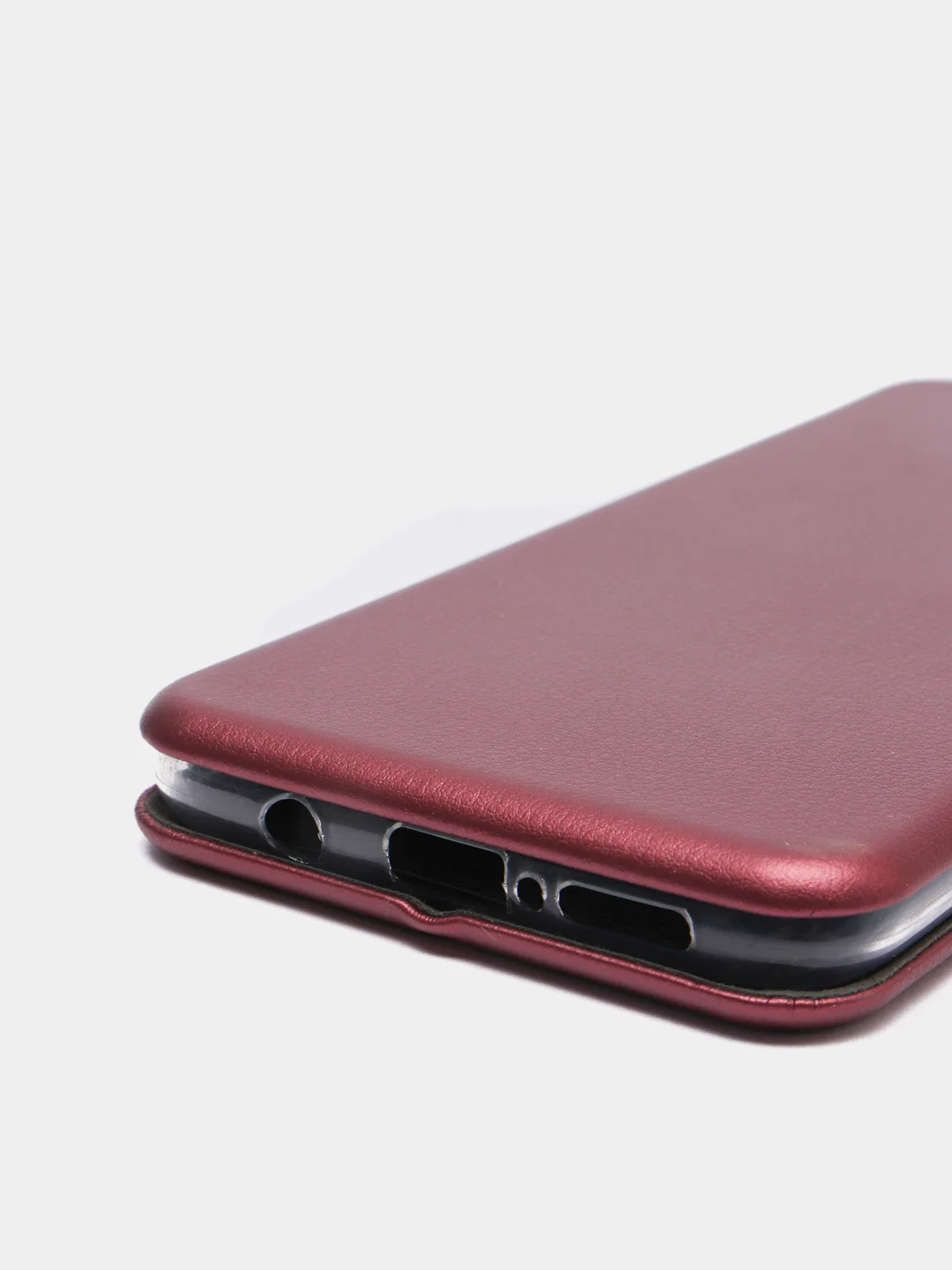Багровый чехол книжка Xiaomi Redmi Note 8 Pro, Redmi Note 8T