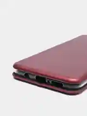 Багровый чехол книжка Xiaomi Redmi Note 8 Pro, Redmi Note 8T