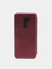 Багровый чехол книжка Xiaomi Redmi Note 8 Pro, Redmi Note 8T