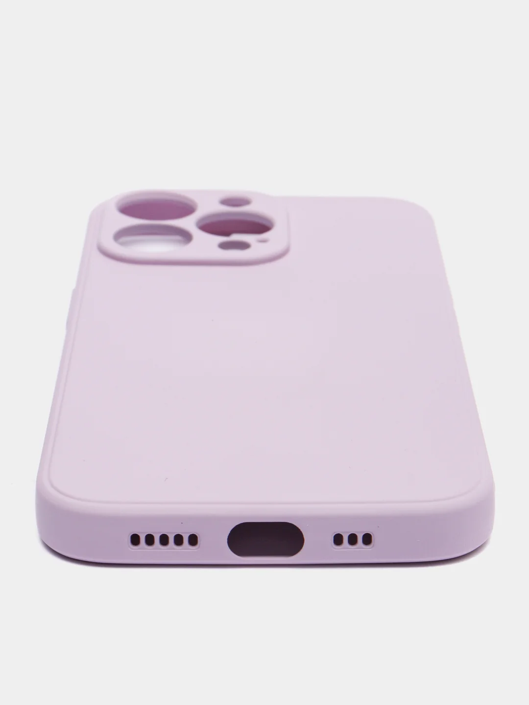 Лавандовый чехол на айфон (iPhone) 13 / 13 Pro / 13 Pro Max силиконовый про макс