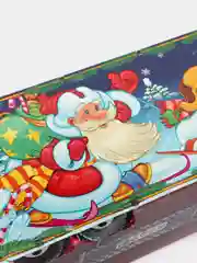 Коробка для сладкого подарка на Новый Год "Машинка"