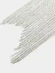 Серый бант из джута, декоративный
