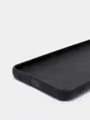 Черный чехол для Realme C21 силиконовый матовый однотонный