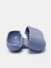 Синий меланж силиконовый чехол для наушников Apple Airpods Pro, Airpods