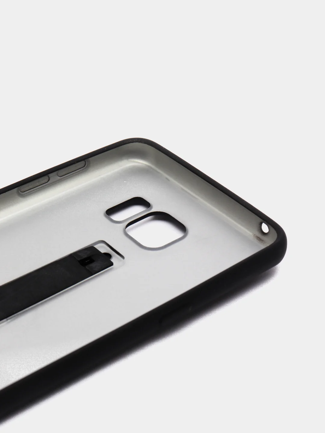 Силиконовый матовый чехол с кольцом-подставкой для Samsung Note 5, усиленный